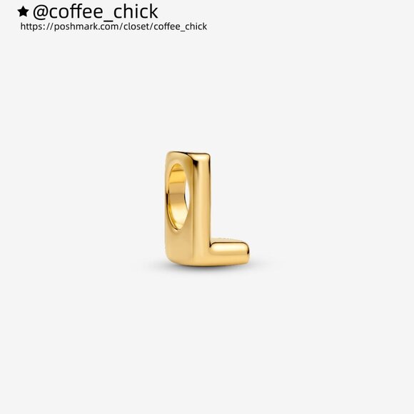 Pandora Letter L Alphabet Charm - Picture 1 of 6